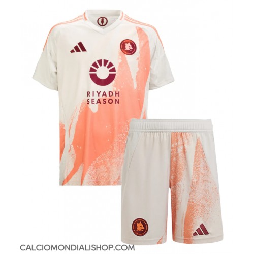 Maglie da calcio AS Roma Seconda Maglia Bambino 2024-25 Manica Corta (+ Pantaloni corti)